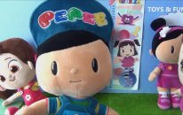 Leliko, Leli Peluş boyu kaç - Leli, Pepee, Mine ve Niloya Peluş oyuncakları boylarını ölçüyor