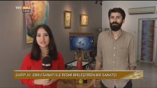 Garip Ay Van Gogh'un Yıldızlı Gece Tablosunu Ebru Sanatına Yansıttı