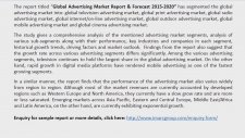 Global Advertising Market Report 2016-2021