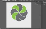Adobe İllustrator Cs6 Rüzgar Gülü Logo