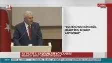 Binali Yıldırım: Biz Kendimiz İçin Değil Millet İçin Varız
