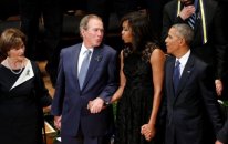 George Bush Polis Cenazesinde Dans Etti