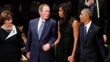George Bush Polis Cenazesinde Dans Etti