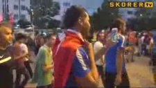 Dos Santos Türk Bayrağıyla Yürüdü