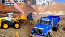 Mack Granite Damperli Kamyon Mavi 02823 - Www.bruderoyuncak.com