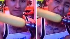 Matkap İle Mısır Yeme Denemesi Yapan Adamın Hazin Sonu