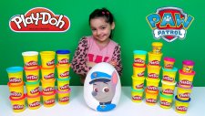 Paw Patrol Chase Dev Sürpriz Yumurta Oyun Hamuru Süper Oldu