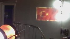Türk bayrağı dalgalanma efekti