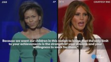 Donald Trump'ın Eşi Melania Trump Michelle Obama'nın Konuşmasını Çaldı