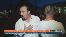 PUT KEMALI KAFASINA VÜCUDUNA TATO YAPANI GÖRDÜK ŞİMDİDE ERDOĞANI KAFAYA RESMETTİLER TAM PUTPERESTLİK