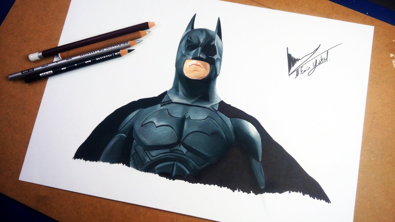 Batman Çizimi | Realistic Drawing | İzlesene.com