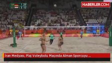 İran Medyası, Plaj Voleybolu Maçında Alman Sporcuyu Mozaikledi