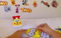 Eğlenceli Minyon Boyama Oyunu! Boyama Oyunları! Renklendirme!
