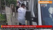 Üvey Baba Eşinin Çocuklarını Vurup İntihar Etti