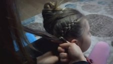Yağmur'un Dış Örgülü Balık Sırtı Saç Modeli | Heatless Hairstyles