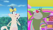 Oggy And The Cockroaches Oggy Splits Hairs