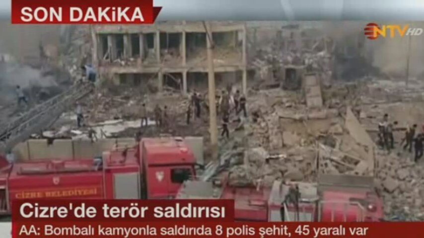 Cizre İlçe Emniyet Müdürlüğü Binasına Bombalı Saldırı