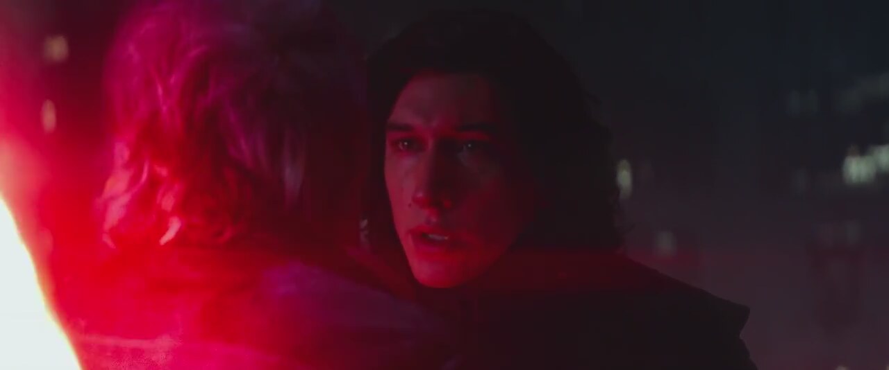 Han Solo'nun Oğlu Kylo Ren'le Karşılaşma Sahnesi