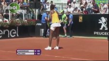 Tenis maçında şoke eden an