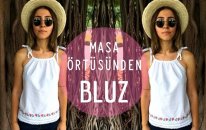 Masa Örtüsünden Bluz Yapımı / KENDİN YAP / KOLAY DİKİŞ