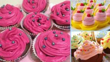 Renkli Krem Şantili Cupcake Nasıl Yapılır? (Eşim Hazırladı)