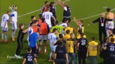 Türkiye U21 Takımı ile Kıbrıs Rum Kesimi U21 Takımı Birbirine Girdi