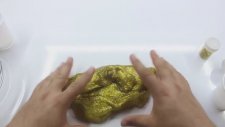Altın Renkli Slime Nasıl Yapılır