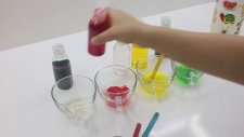 Jelatin Tozu ile Slime Yapımı, Gökkuşağı Slime Nasıl Yapılır
