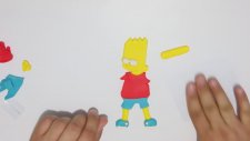 Play Doh Oyun Hamuru ile The Simpson Bart Yapımı