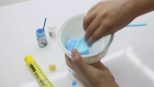Uhu ile Slime Yapımı - Mavi Slime