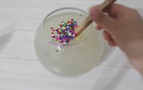 Gerçek Slime - Fanus İçinde Kalpler ve Boncuklar