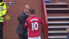 Manchester Derbisinde Guardiola İle Rooney'in Top Kavgası