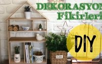 Ev Şeklinde Raf Yapımı / Oda Dekorasyon / Kendin Yap / Dıy