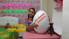 Mega Dev Sürpriz Yumurta İçinde Mutfak Seti Ve Dev Peluş Bebeğimizi Açıyoruz