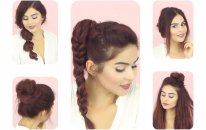 Isısız Pratik 5 Saç Modeli || Okul İçin- Cilt Bakımı