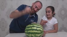 Karpuza Çivi Çakarak Kırmayı Deneyen Çılgın Youtuber Baba