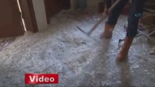 Erzurum Toki Konutlarında Evlerin İçinin Buz Tutması