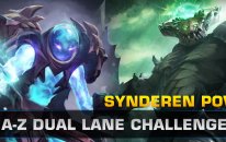 Dota 2 A-Z Dual Lane Challenge - Arc Warden & Underlord (Synderen Pov) - Dota Sinema
