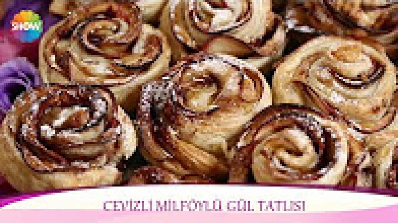 Cevizli gül tatlısı tarifi Cevizli gül tatlısı tarifi