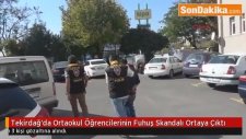 Tekirdağ'da Ortaokul Öğrencilerinin Fuhuş Skandalı Ortaya Çıktı