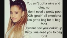Nicki Minaj ft Ariana Grande Get on Your Knees LYRICS HD