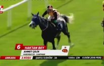 Jokey Ömer Kaya’nın Düşme Anı