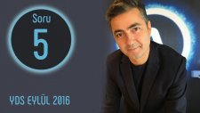 Yds 2016 Eylül Soru 05 (İngilizce Öğreniyorum)
