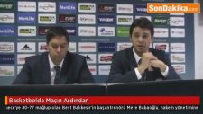 Basketbolda Maçın Ardından