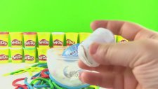 Gökkuşağı DEV Sürpriz Yumurta Açma - Play Doh Rainbow Sürpriz Oyuncaklar - Oyun Hamuru