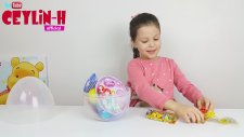 Niloya Oyun Hamuru Dev Sürpriz Yumurta - Lps Minişler-Karlar Ülkesi-Pepee-Harika Kanatlar