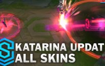 Katarina Assassin Update - All Skins - 2017 Preseason - Lol Kostümleri