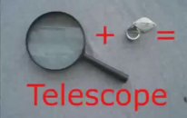 Pet Şişe Ve Büyüteçle Yapılabilecek Basit Bir Teleskop