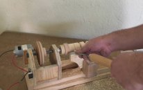 Making a Homemade Lathe -- El Yapımı Torna Makinası