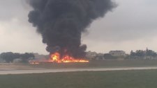 AB Üst Düzey Yöneticilerini Taşıyan Malta Uçağı Düştü